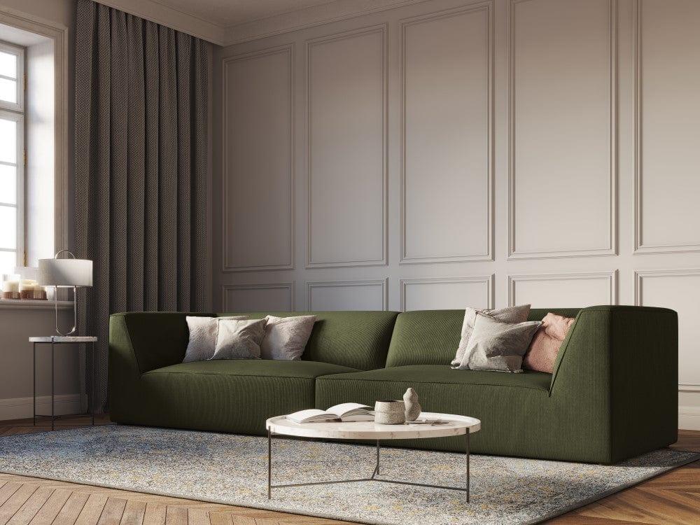 Sofa sztruksowa RUBY zielony Micadoni    Eye on Design