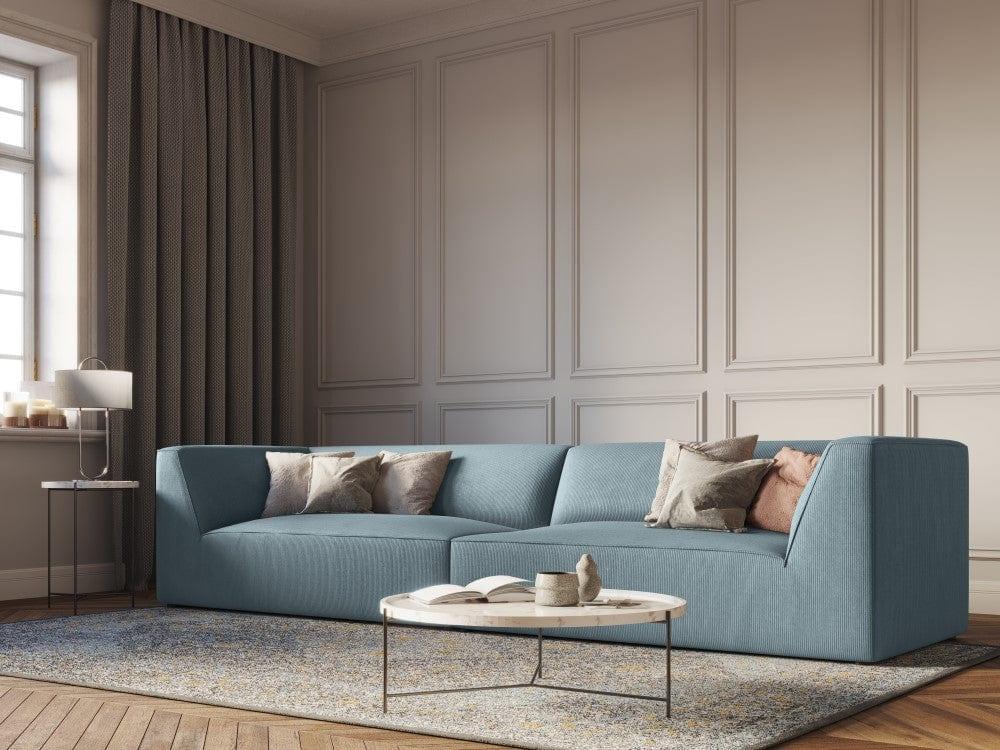 Sofa sztruksowa RUBY jasnoniebieski Micadoni    Eye on Design