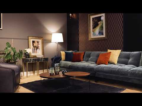 4-seater left-sided customizable STUDY sofa