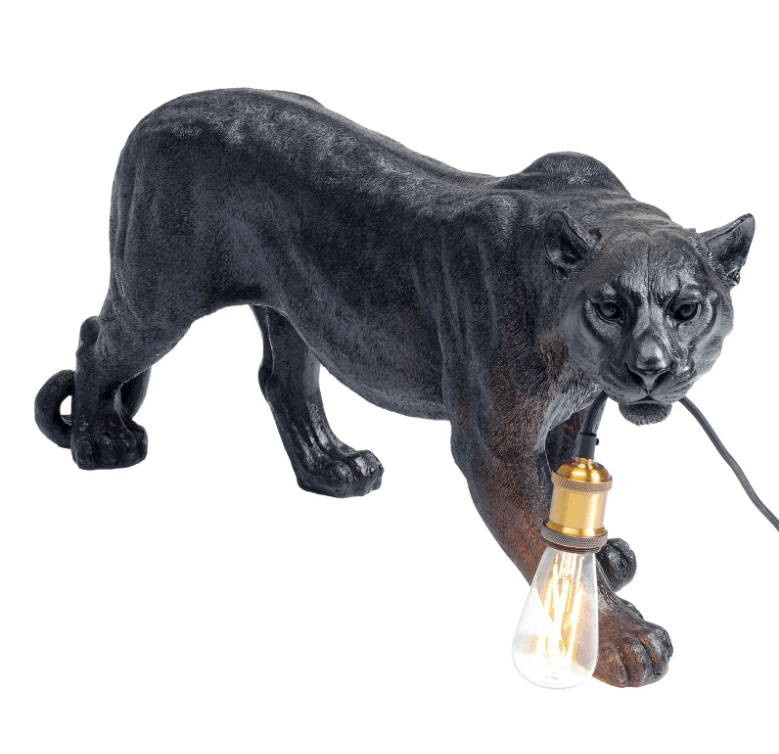 Lampa w kształcie czarnej pantery Kare Design    Eye on Design