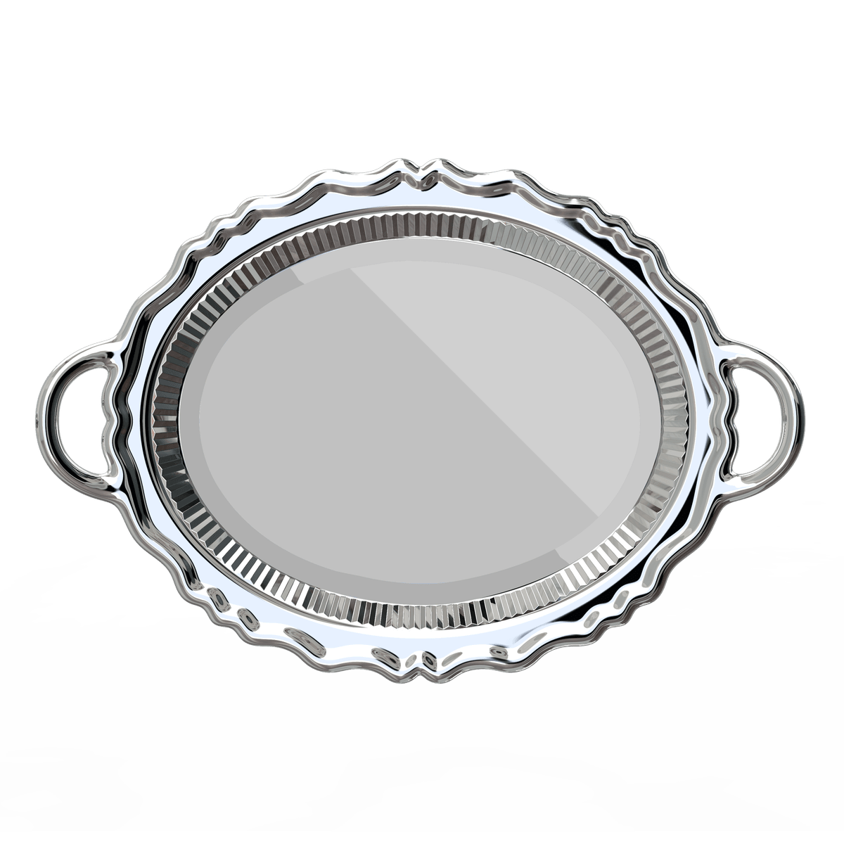Lustro PLATEAU srebrny Qeeboo    Eye on Design