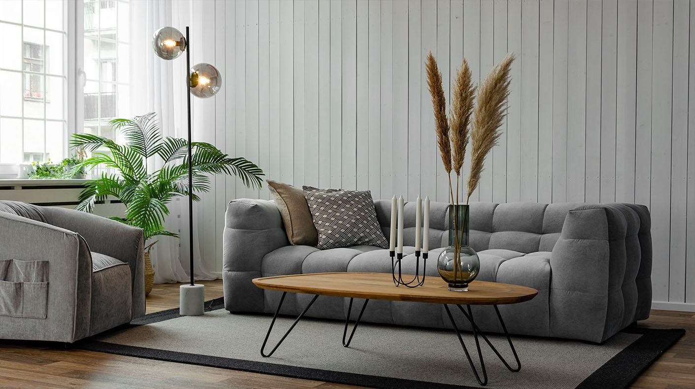 Narożnik prawostronny MICHELLE - rozmiar i kolor do wyboru Nordic Line    Eye on Design