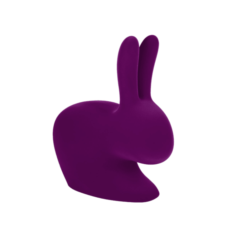 Podpórka do książek RABBIT VELVET fioletowy Qeeboo    Eye on Design