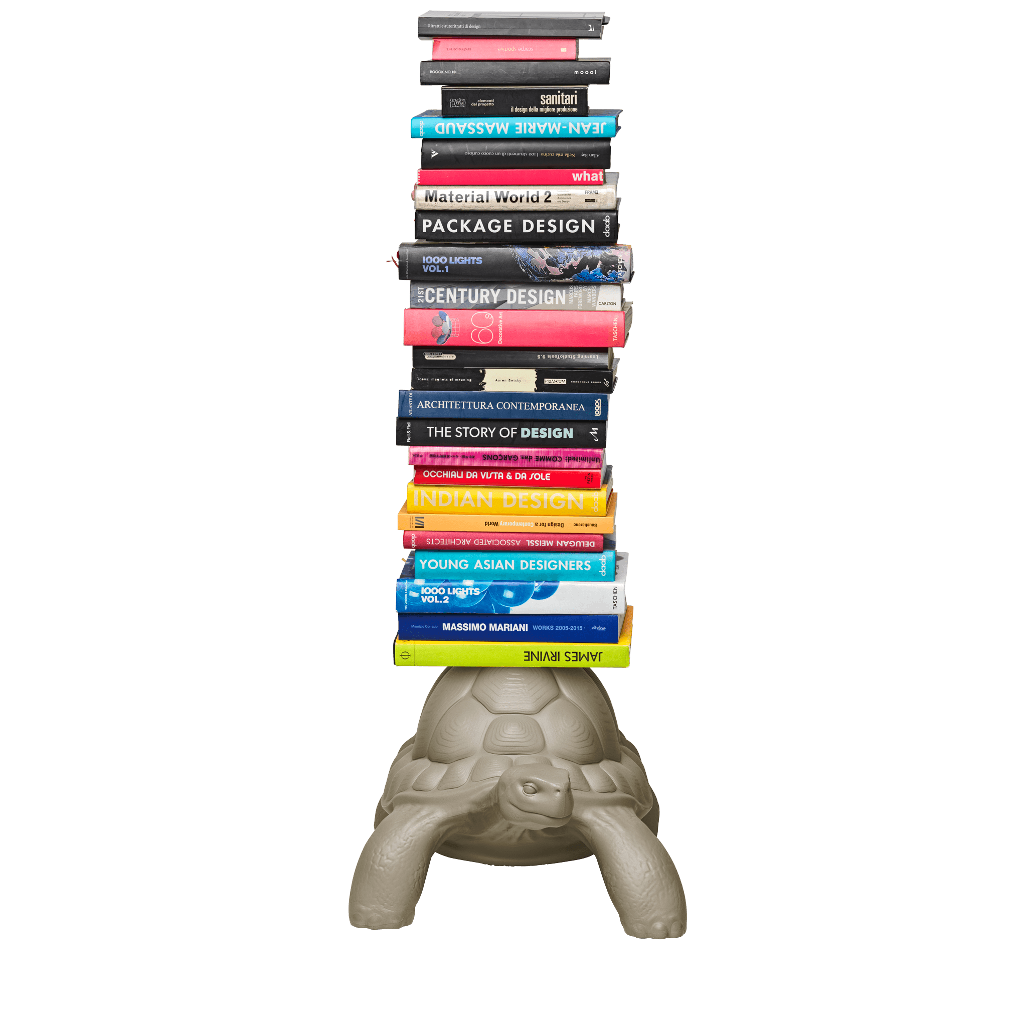 Szafka na książki TURTLE CARRY szara Qeeboo    Eye on Design