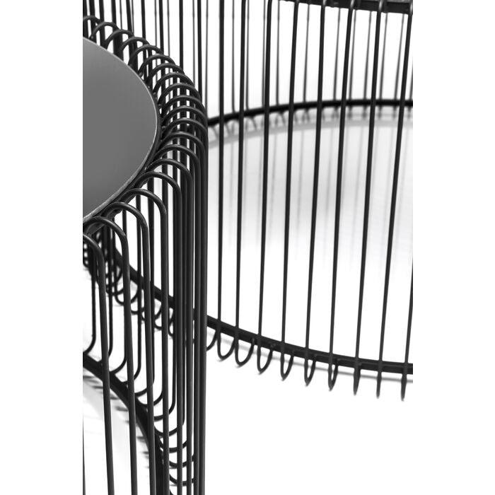 Zestaw stolików kawowych SHINE czarny Kare Design    Eye on Design