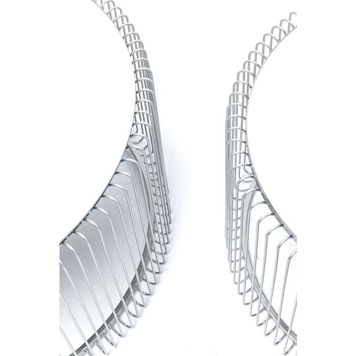 Zestaw stolików kawowych SHINE srebrny Kare Design    Eye on Design